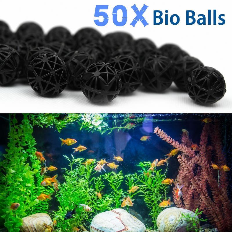 Marine Aquarium - 50 Adet 16mm Akvaryum Biyolojik Filtre