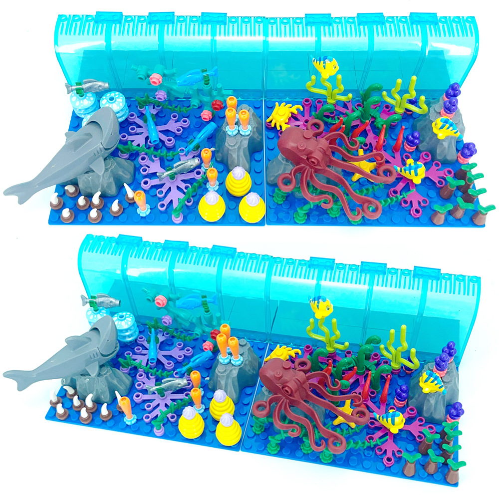 Uyumlu LEGO Akvaryum Sahne Yap - Aquarium Marine World incelemesi ve fiyatı