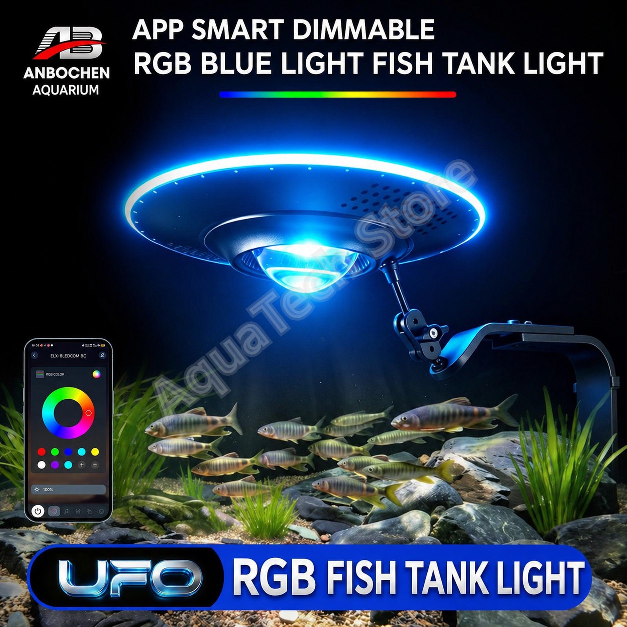 ANBOCHEN UFO RGB LED Akvaryum  - Reef Lighting incelemesi ve fiyatı